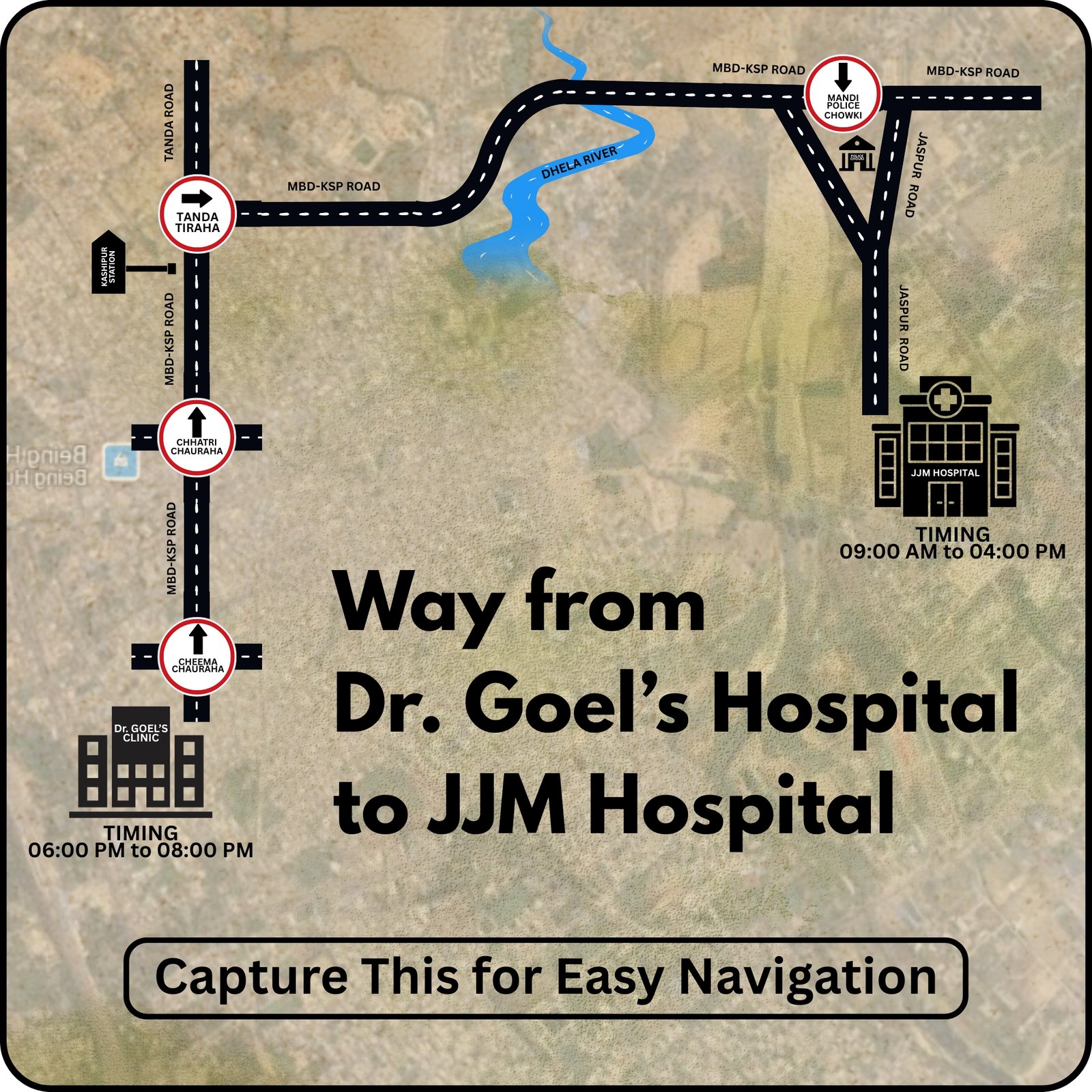 JJM Hospital Location Map